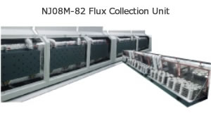 Large-capacity flux collection unit